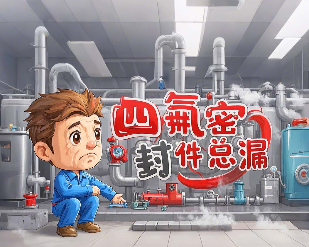 四氟密封件總漏案例丨可能是你安裝時3次“瞎折騰”！?