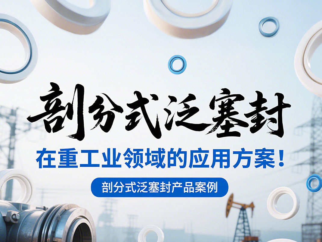 剖分式泛塞封產(chǎn)品案例 ? 在重工業(yè)領(lǐng)域的應(yīng)用方案！