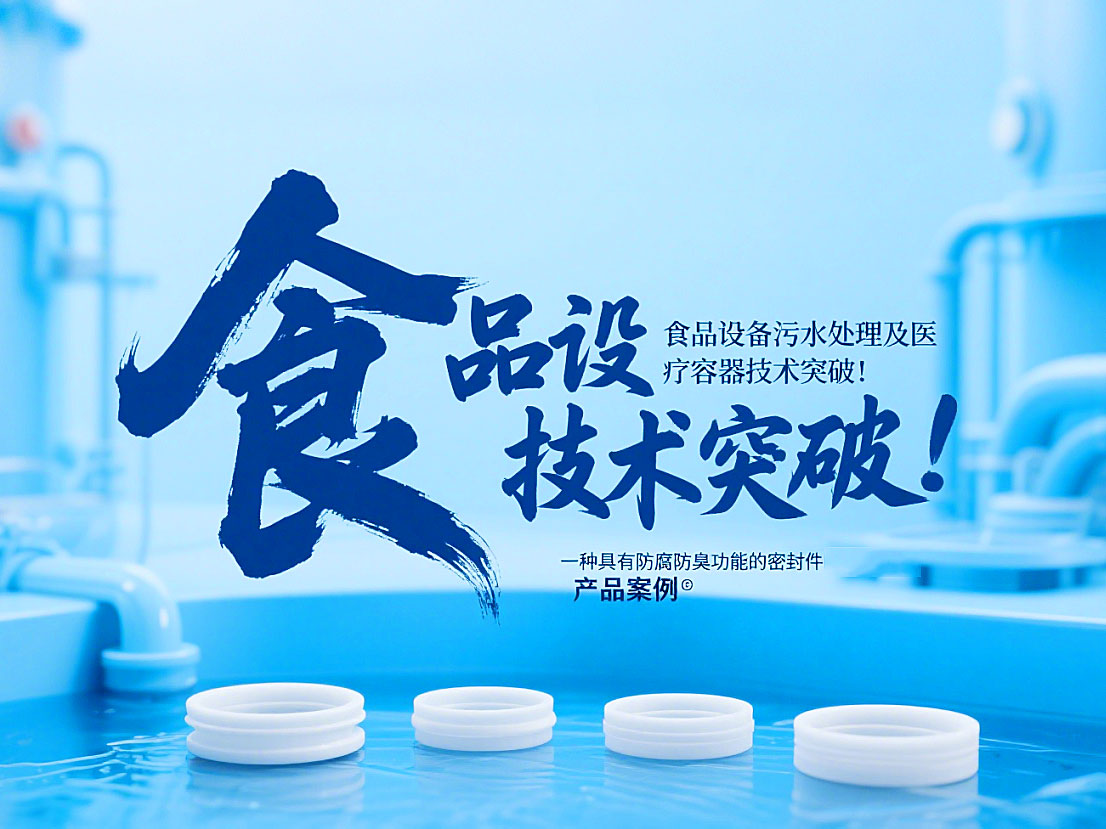 專利產(chǎn)品案例 ? 一種具有防腐防臭功能的密封件:食品設(shè)備污水處理及醫(yī)療容器技術(shù)突破!