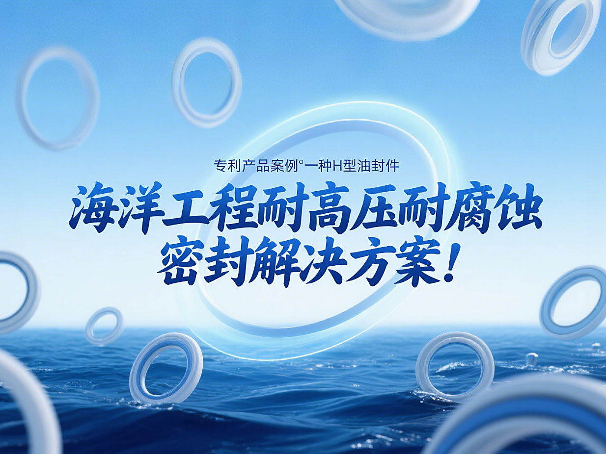專利產品案例 ? 一種H型油封件:海洋工程耐高壓耐腐蝕的密封解決方案!