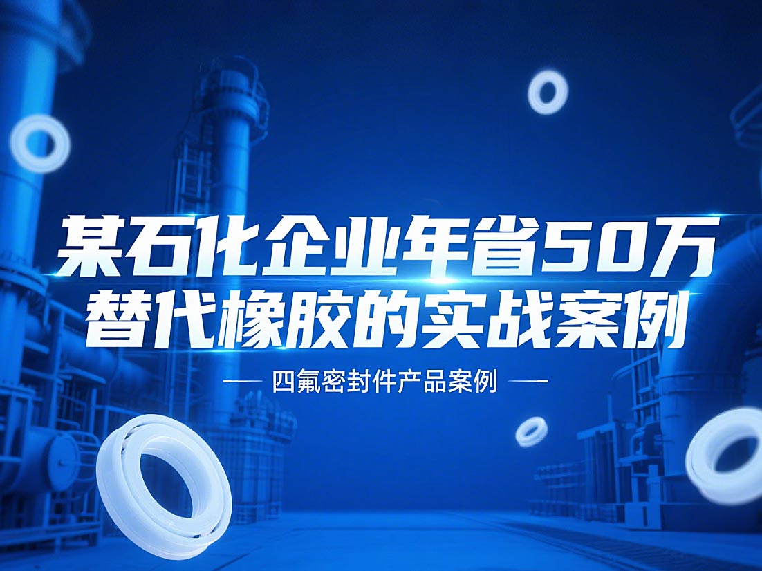 某石化企業年省50萬：四氟密封件替代橡膠的實戰案例！